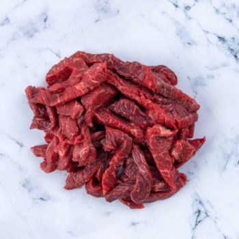1 pack of Grass Fed Free Range Beef Stirfry, Avg 500g