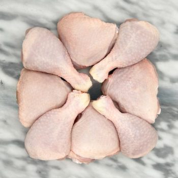1 pack of 4 Chicken Thighs & 4 Drumsticks (Untrimmed), Avg 1.1kg