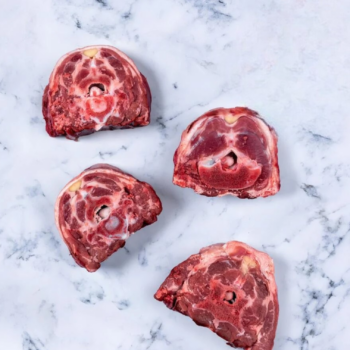 1 pack of Free Range Sliced Lamb Neck Rings, Avg 500g