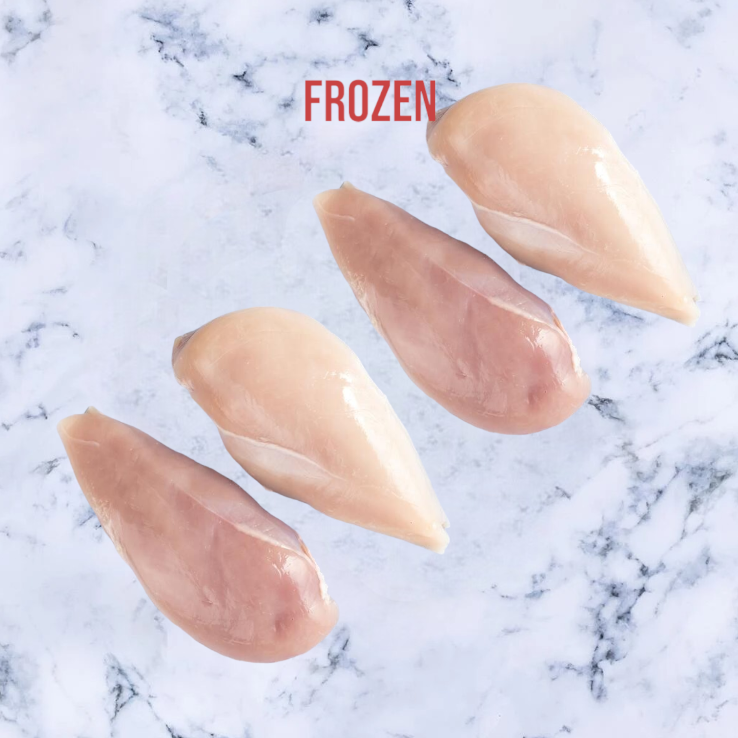 4 Free Range Chicken Breast Fillets (FROZEN), Avg 650g