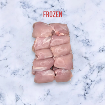 10 Free Range Deboned & Skinless Chicken Thighs (FROZEN), Avg 520g