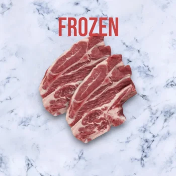 1 pack of Frozen Free Range Lamb Shoulder chops, Avg 500g