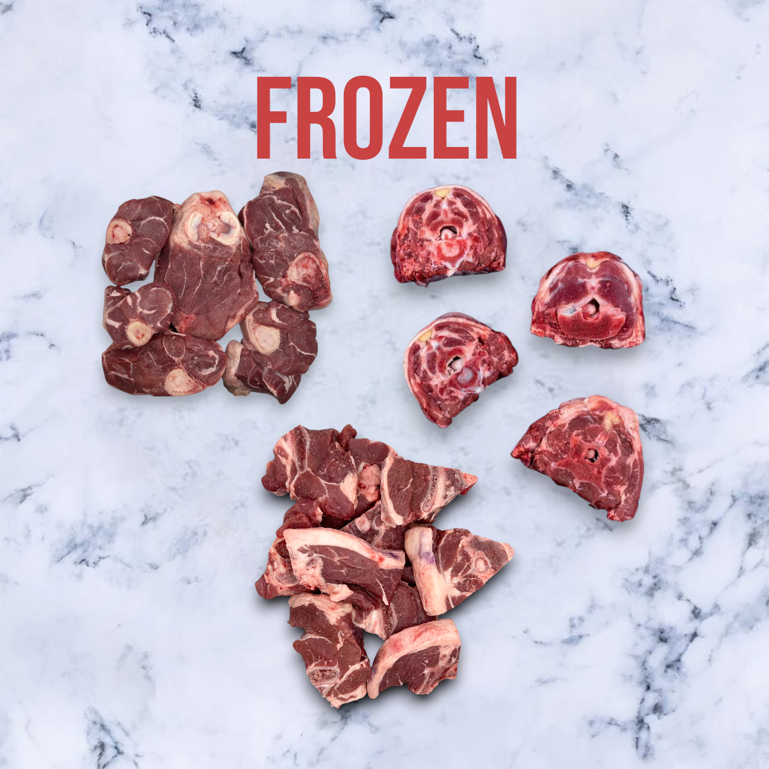 1 pack of Frozen Grass Fed Free Range Lamb Potjiekos Stew (Knuckle, Neck and Flank Stew), Avg 1.5kg